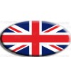 Union Jack Royal British Drapeau Autocollant Range Rover OVAL