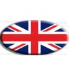 Union Jack Royal British Drapeau Autocollant Range Rover OVAL