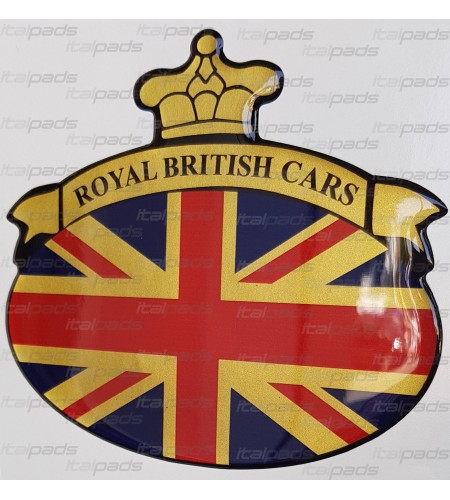 Autocollant Union Jack Royal British drapeau Range Rover doré
