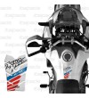 Protection Protège Réservoir "Compact1" pour Honda Africa Twin CRF 1000 blanc Rayon de miel