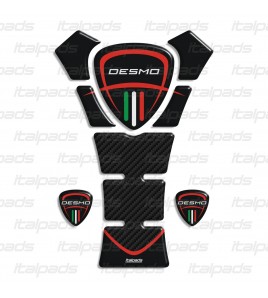 Protection Protège Réservoir pour Ducati mod. "TexasEco"noir/carbone