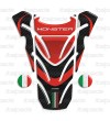 Protège Réservoir adapté pour Ducati Monster  "Top Wings" carbone + 2 gratuit!!