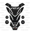 Protection Protège Réservoir Tank Pad pour Yamaha R1 mod. "Detroit" gris effet carbone + 4 gratuit!!