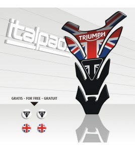 Protège Réservoir "DETROIT Top black" pour Triumph U.K. drapeau Union Jack