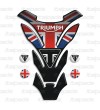 Protège Réservoir "DETROIT Top black" pour Triumph U.K. drapeau Union Jack