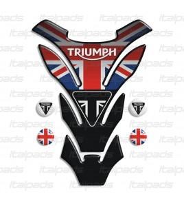 Protège Réservoir "DETROIT Top black" pour Triumph U.K. drapeau Union Jack