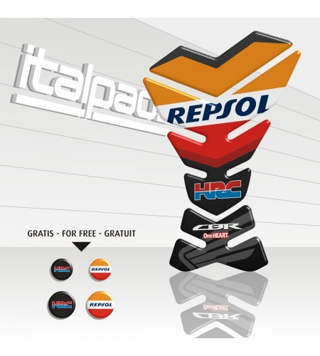 Protège Réservoir Tank Pad mod. "York Repsol" pour Honda CBR + 4 gratuit!