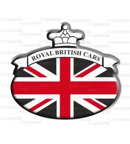 Union Jack Royal British drapeau autocollant Range Rover noir/rouge