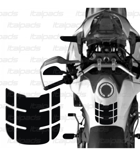 Protège Réservoir noir mod. "Compact2" pour Honda Africa Twin CRF 1000