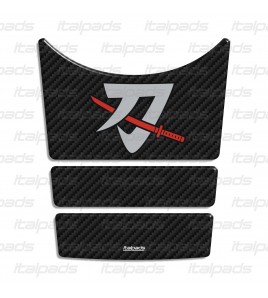 Protection Protège Réservoir Tank Pad effet carbone pour Suzuki Katana