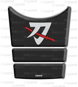 Protection Protège Réservoir Tank Pad noir pour Suzuki Katana