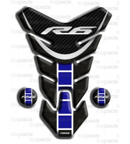 Protège Réservoir pour Yamaha R6  "Nevada/bleu"