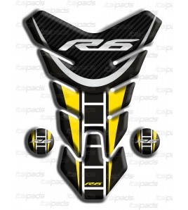 Protection Protège Réservoir Yamaha R6  "Nevada" noir jaune L