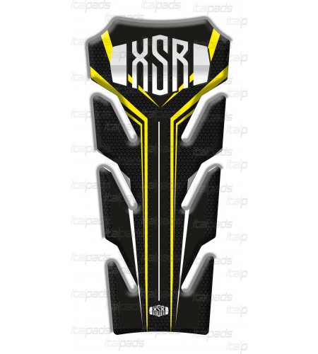 Protection Protège Réservoir 60th Anniversary pour Yamaha XSR jaune