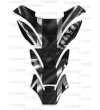 Protège Réservoir  pour Triumph U.K. Drapeau Autocollant Union Jack gris/noir