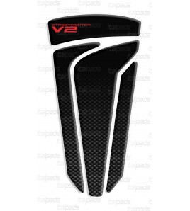 Protège réservoir noir/carbone pour Ducati V2 StreetFighter