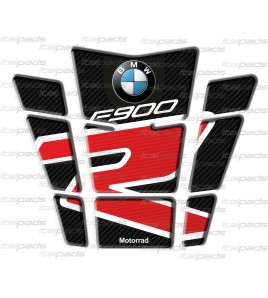 Protège Réservoir carbon look/rouge pour BMW F900R, Couverture