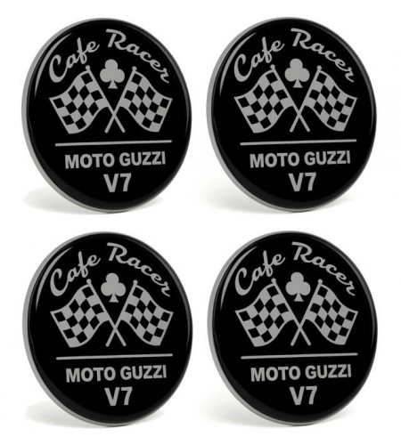 Stickers décoratifs en résine Cafe Racer Moto Guzzi V7