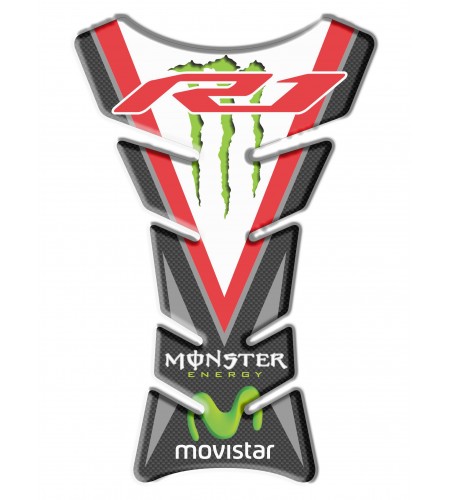 Protège Réservoir  "Classique Sport" rouge pour Yamaha R1