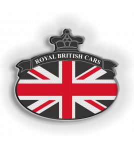 Union Jack Royal British Range Rover noir nid d'abeilles blanc