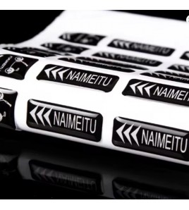 Ensemble de 25 étiquettes en résine, silicone, caoutchouc, 3D, lenticulaires