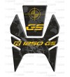 Protege-reservoir adhesif noir et jaune pour moto BMW R1250GS