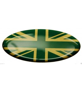 Union Jack Royal British drapeau autocollant Range Rover OVAL vert