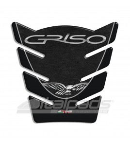 Protection Protège Réservoir Tank Pad noir cuir pour Moto Guzzi Griso