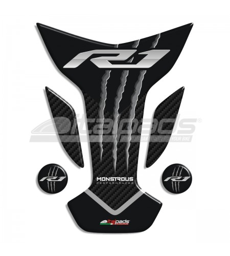 Protection Protège Réservoir pour Yamaha R1 Monster Mod. Wings Top