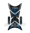 Protège Réservoir pour Kawasaki Z750 bleu/azur mod. "Shark"+2