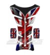 Protection Protège Réservoir Tank Pad drapeau anglais - carbon mod. "classique" ZIP