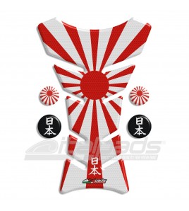 Protège Réservoir Japon Drapeau HoneyComb + 4