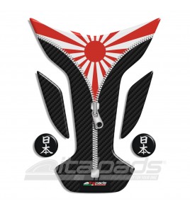 Protège Réservoir Japon Drapeau mod. "Wings ZIP" + 2